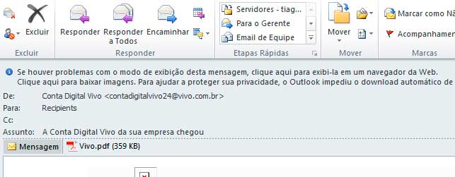 email falso anexo